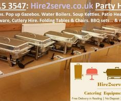 Buffet Chafing Dishes to Rent